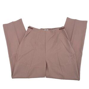 Area Stars Everly Pants Woman Pink Size Large Lightweight Slacks Side Zip NWT